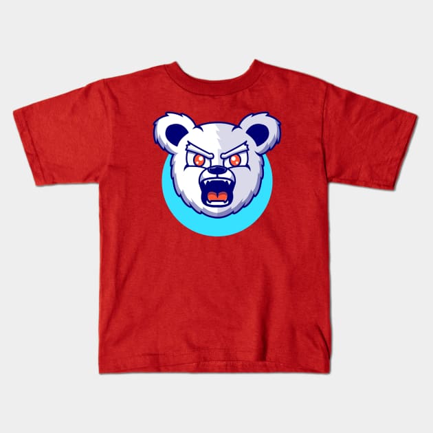 Angry Panda Kids T-Shirt by Catalyst Labs